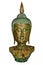 Buddha Bust in Gold and Patina