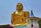 Buddha on Dambula golden temple in Sri lanka