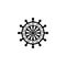 Buddha Dharma Wheel Icon