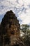 Buddha Face Carving under the blue sky