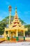 The Buddha Footprint shrine of Mahavijaya Pagoda, Yangon, Myanmar