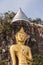 Buddha in front of the Caves At Khao Ngu