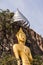 Buddha in front of the Caves At Khao Ngu