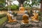 Buddha gives first sermon at Wang Saen Suk monastery, Bang Saen, Thailand