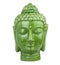 Buddha head green