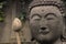 Buddha head and lotos