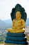 Buddha image on the hilltop at Phra Buddha Chai Temple, Saraburi Province, Thailand