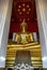 The buddha image in main vihan at Wihan Phra Mongkhon Bophit