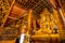 Buddha Image in Northern Temple of Thailand