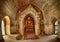 Buddha image temple Bagan Myanmar