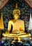 Buddha images Beautiful gold sittingb