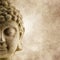 Buddha light grunge background