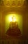 Buddha with long lighting candle