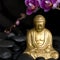 Buddha with Orchid