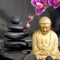 Buddha with Orchid