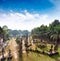 Buddha park in Vientiane, Laos. Famous travel tourist landmark