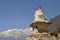 Buddha\'s Eyes on Stupa in Nepal