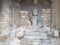 Buddha sculpture at the great stupas of sanchi, madhya pradesh
