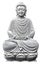 Buddha sculpture Lotus Pose sitting in meditation