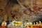 Buddha sculptures in Kaw Gun Cave in Hpa-An, Myanmar