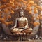 Buddha Siddhartha Shakyamuni meditating