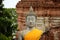 Buddha Statue at Ancient palaces. Ayutthaya Thailand