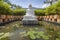 Buddha statue architecture detail in Ba Na Hills, Vietnam