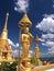 Buddha statue in blue sky