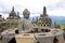 Buddha statue, Borobudur, Indonesia.