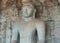 Buddha statue close-up in Gal Vihara, ancient city Polonnaruwa, Sri Lanka