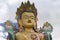 The buddha statue at the entrance of the Diskit monastery is worth visiting