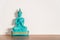 Buddha statue meditating with faith minimalist