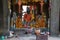 Buddha statue with offerings