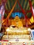 Buddha statue in the prayer hall at Hemis Monastery, Leh, India