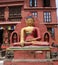 Buddha statue in Swayambhunath Monkey temple , Kathmandu, Nepal
