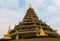 Buddha statue at Wat Huai Pla Kang Popular tourist attractions in Chiang Rai.