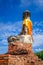 Buddha statue, Wat Lokaya Sutharam temple, Ayutthaya, Thailand