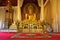 Buddha statue in Wat Phra Singh temple, Chiang Mai