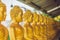 Buddha statues , Face of gold buddha, Thailand ,Asia