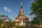 Buddha statues in front of Stupa at Wat Yai Chai Mongkhon, Ayutthaya, Thailand, Unesco World Heritage Site