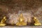 Buddha statues in Pho Win Taung Caves in Monywa