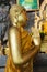 Buddha statues on the tiger cave temple near krabi ,thailand