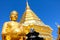 Buddha statues in Wat Phra That Doi Suthep.