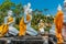 Buddha statues Wat Yai Chaimongkol Ayutthaya bangkok thailand