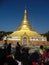 Buddha temple in Lumbini , Nepal.