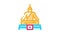 Buddha Thai Religion Statue Icon Animation
