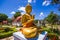 Buddha in Wat rong chang at Phichit Thailand.
