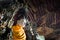 Buddhas statues and religious carving in Kaw Goon cave. Hpa-An,