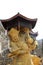 Buddhism bodhisattva statues in a temple