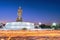 Buddhism light waving rite in Magha Puja, Day at Thailand